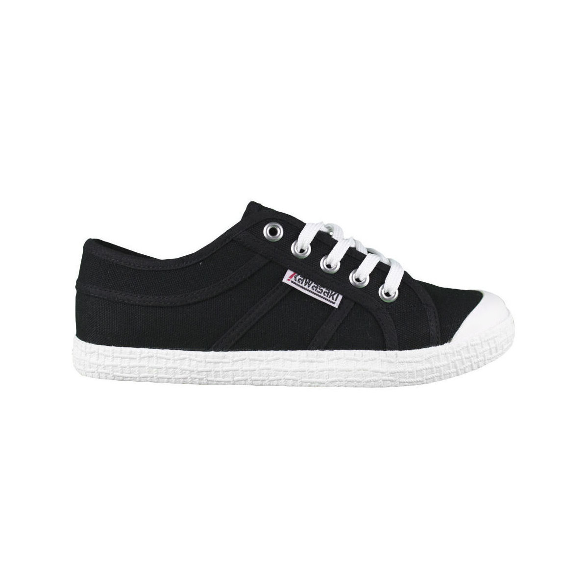 Schuhe Herren Sneaker Kawasaki Tennis Canvas Shoe K202403 1001 Black Schwarz