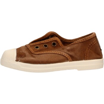 Schuhe Kinder Sneaker Natural World - Scarpa elast marrone 470E-686 Braun
