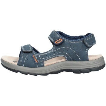 Schuhe Herren Sportliche Sandalen Valleverde - Sandalo blu 54802 Blau