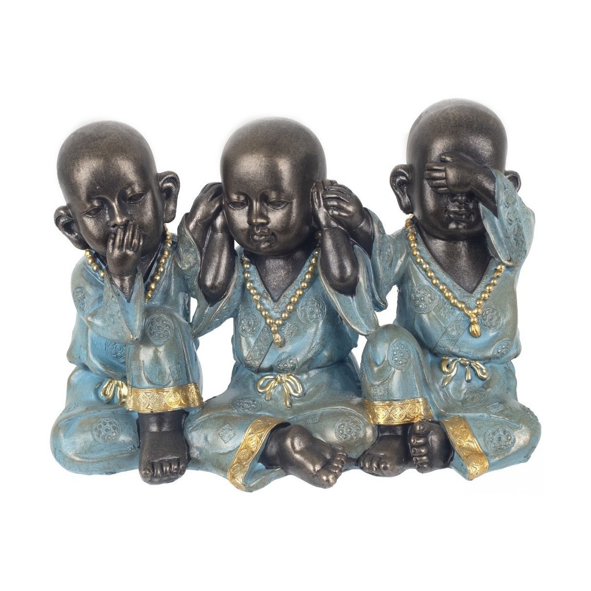 Home Statuetten und Figuren Signes Grimalt Abbildung 3 Buddhas Grün