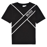Kleidung Jungen T-Shirts BOSS CENTI Schwarz
