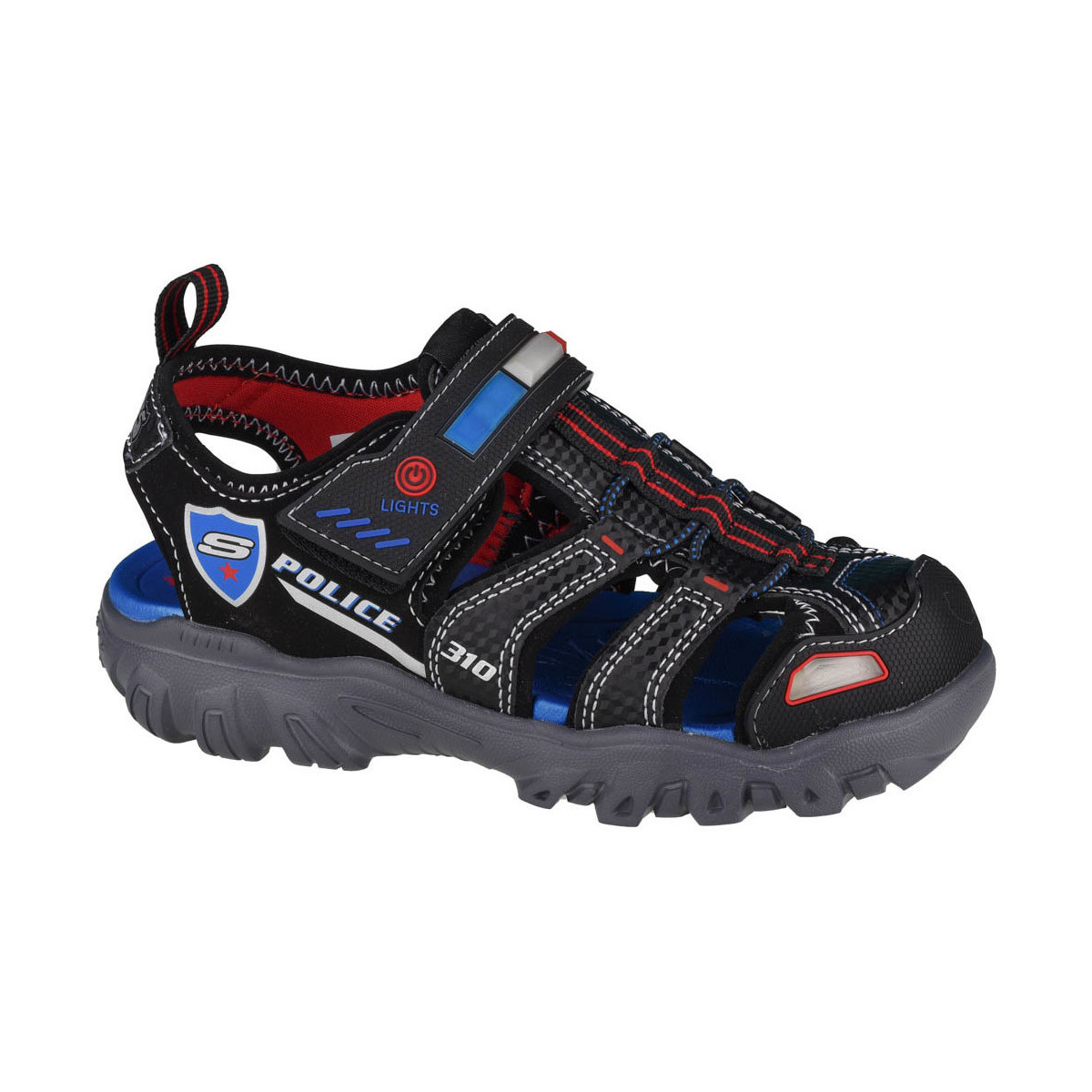Schuhe Jungen Sportliche Sandalen Skechers Damager III-Sand Patrol Schwarz