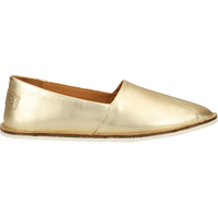 Schuhe Damen Leinen-Pantoletten mit gefloch Shabbies Amsterdam Slipper Gold