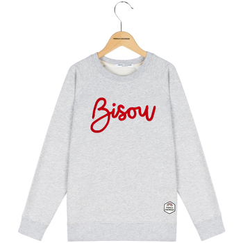 Kleidung Kinder Sweatshirts French Disorder Sweatshirt col rond enfant  Bisou Grau