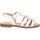 Schuhe Mädchen Sandalen / Sandaletten Dianetti Made In Italy I9748C Sandalen Kind WEISS Weiss