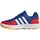 Schuhe Kinder Sneaker Low adidas Originals JR Hoops 20 Rot, Blau