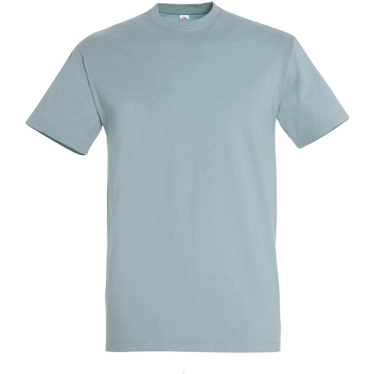 Kleidung Damen T-Shirts Sols IMPERIAL camiseta color azul glaciar-100% algodón semi-peinado Blau