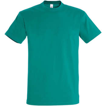 Kleidung Damen T-Shirts Sols IMPERIAL camiseta color Esmeralda Grün
