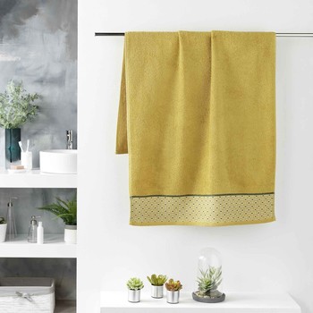 Home Handtuch und Waschlappen Douceur d intérieur BELINA Honig
