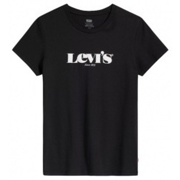 Kleidung Damen T-Shirts & Poloshirts Levi's Levis The Perfect Tee Schwarz
