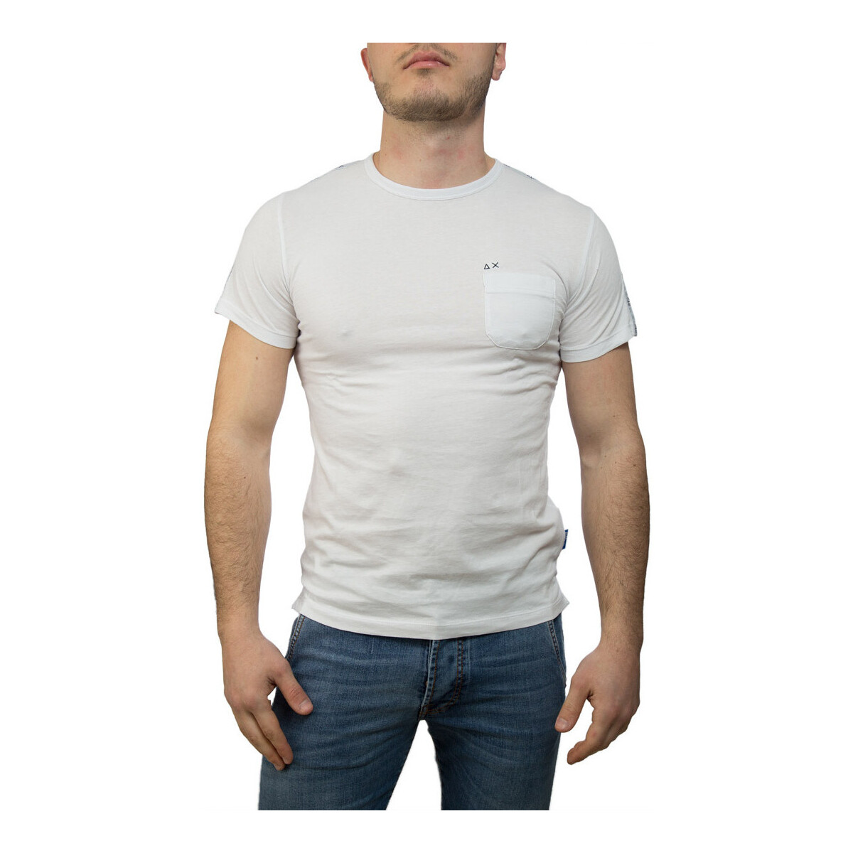 Kleidung Herren T-Shirts & Poloshirts Sun68 T19104 Weiss