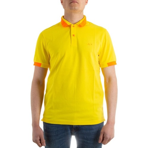 Kleidung Herren T-Shirts & Poloshirts Sun68 A31119 Gelb