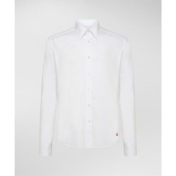 Kleidung Herren Langärmelige Hemden Peuterey PEU3947 bianco