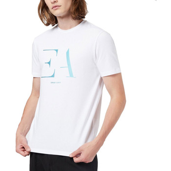 Kleidung Herren T-Shirts & Poloshirts Emporio Armani 3H1TA51J0AZ Weiss