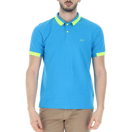 Kleidung Herren T-Shirts & Poloshirts Sun68 A31119 Blau