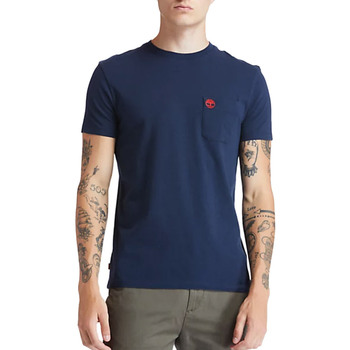 Kleidung Herren T-Shirts & Poloshirts Timberland TB0A2CQY433 Blau