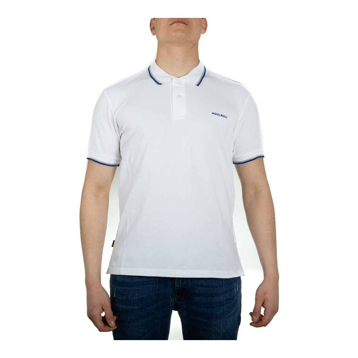 Kleidung Herren T-Shirts & Poloshirts Woolrich WOPO0013MR Weiss