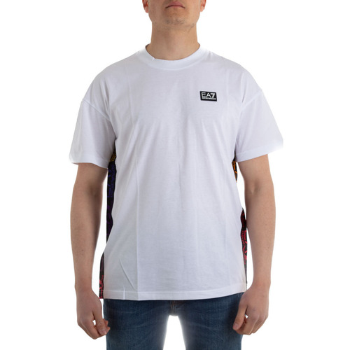 Kleidung Herren T-Shirts & Poloshirts Emporio Armani EA7 3KPT13PJ02Z Weiss