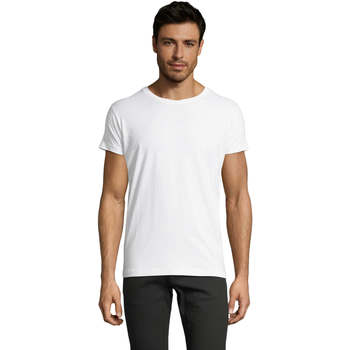 Kleidung Herren T-Shirts Sols Camiseta IMPERIAL FIT color Blanco Weiss