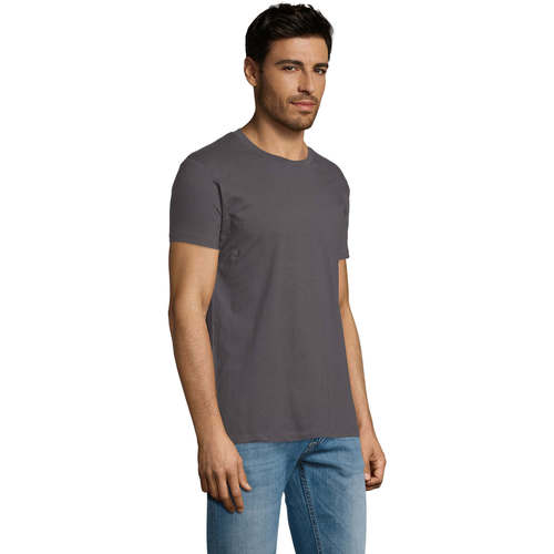 Sols Camiseta IMPERIAL FIT color Gris oscuro-100% algodón Grau