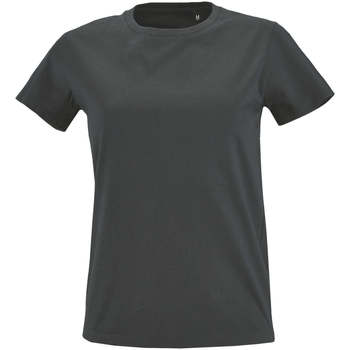 Kleidung Damen T-Shirts Sols Camiseta IMPERIAL FIT color Gris oscuro Grau