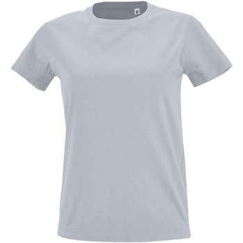 Kleidung Damen T-Shirts Sols Camiseta IMPERIAL FIT color Gris  puro Grau