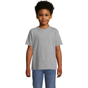 Kleidung Kinder T-Shirts Sols Camista infantil color Gris Grau