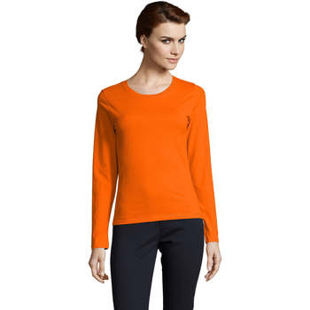Kleidung Damen Langarmshirts Sols Camiseta imperial Women Orange