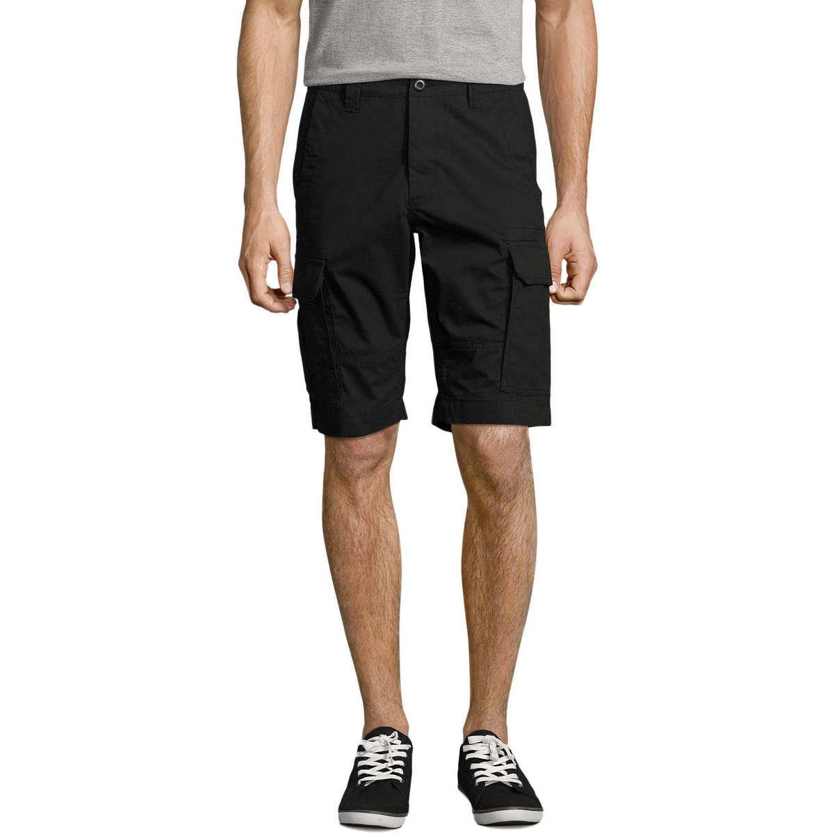 Kleidung Herren Shorts / Bermudas Sols Bermuda de hombre Jackson Schwarz