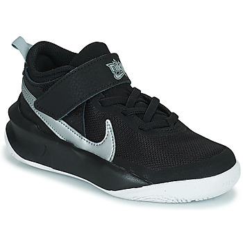 Schuhe Kinder Sneaker High Nike TEAM HUSTLE D 10 (PS) Schwarz / Silbern
