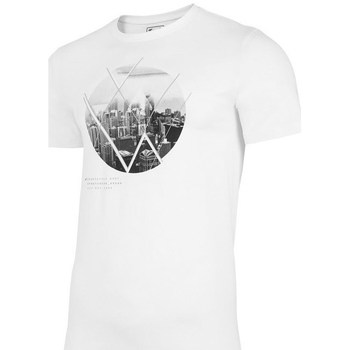 Kleidung Herren T-Shirts 4F TSM023 Weiß