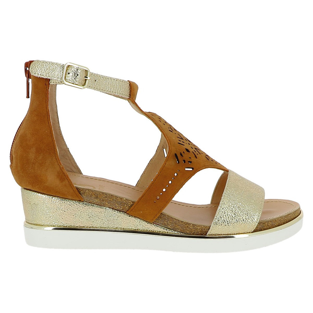 Schuhe Damen Sandalen / Sandaletten Fugitive NEVY  LC29F - MASTIC / CRINK OR LPINZ07 Braun
