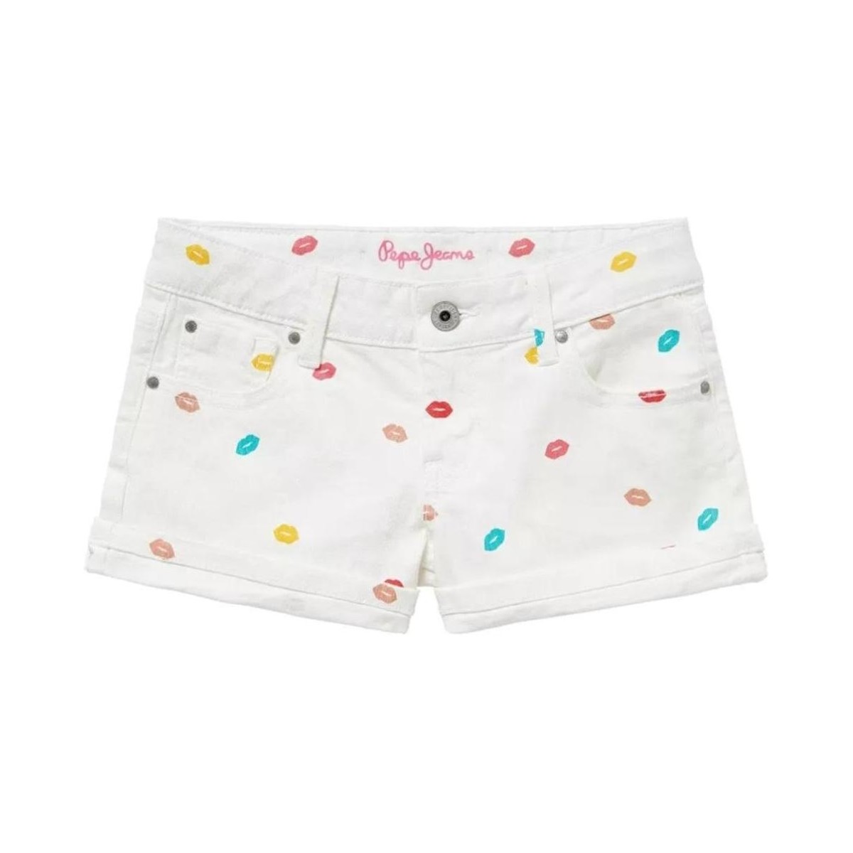 Kleidung Mädchen Shorts / Bermudas Pepe jeans  Weiss