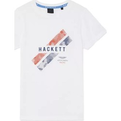 Kleidung Jungen T-Shirts Hackett  Weiss