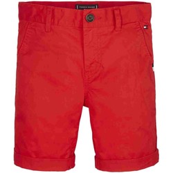 Kleidung Jungen Shorts / Bermudas Tommy Hilfiger  Rot