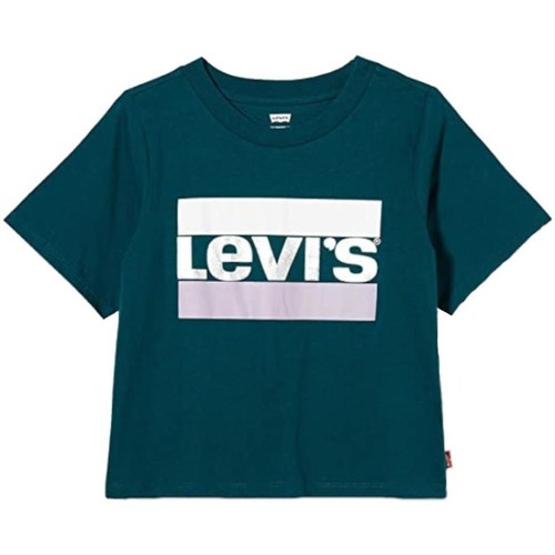 Kleidung Mädchen T-Shirts Levi's  Grün