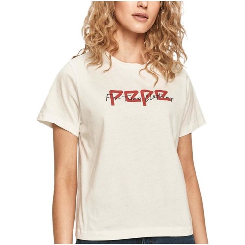 Kleidung Damen T-Shirts Pepe jeans  Weiss