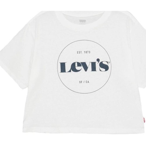 Kleidung Mädchen T-Shirts Levi's  Weiss