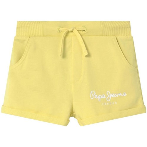 Kleidung Mädchen Shorts / Bermudas Pepe jeans  Gelb