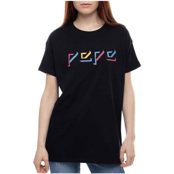 Kleidung Damen T-Shirts Pepe jeans  Schwarz