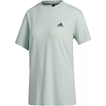 Kleidung Damen T-Shirts & Poloshirts adidas Originals GH3801 W MH 3S SS TEE Grün