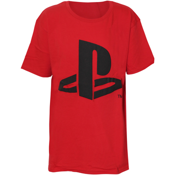 Kleidung Mädchen T-Shirts Playstation  Rot