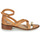 Schuhe Damen Sandalen / Sandaletten Casual Attitude COUTIL Camel / Goldfarben