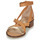 Schuhe Damen Sandalen / Sandaletten Casual Attitude COUTIL Camel / Goldfarben