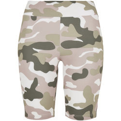Kleidung Damen Shorts / Bermudas Urban Classics Short cycliste femme  high waist camouflage tech Rosa