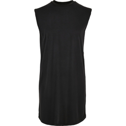 Kleidung Damen Kleider Urban Classics Robe femme  modal ded shoulder-grandes tailles Schwarz