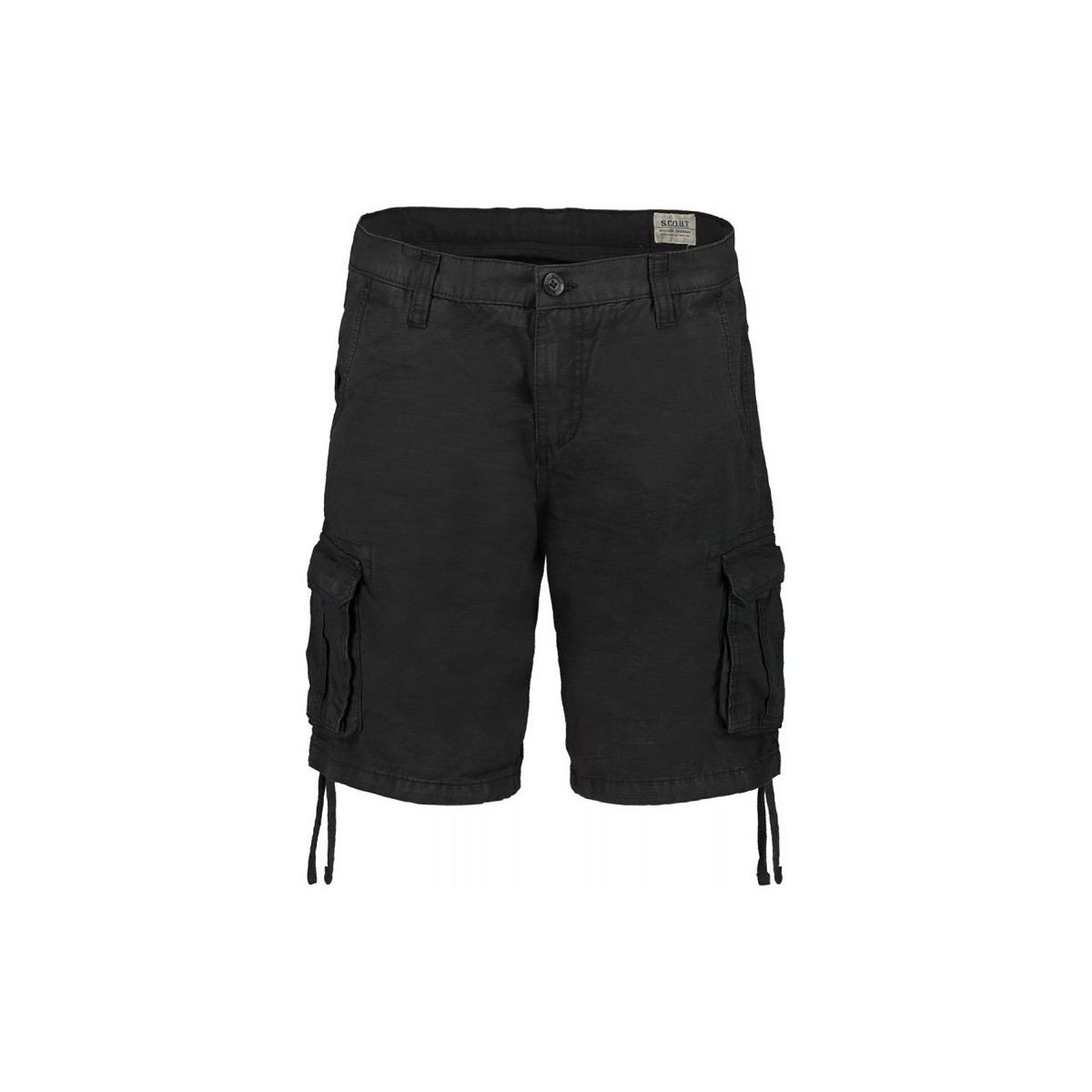 Kleidung Herren Shorts / Bermudas Scout Bermuda 100% Baumwolle Tasche (BRM10252) Schwarz