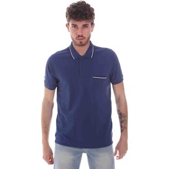 Kleidung Herren T-Shirts & Poloshirts Key Up 2Q827 0001 Blau