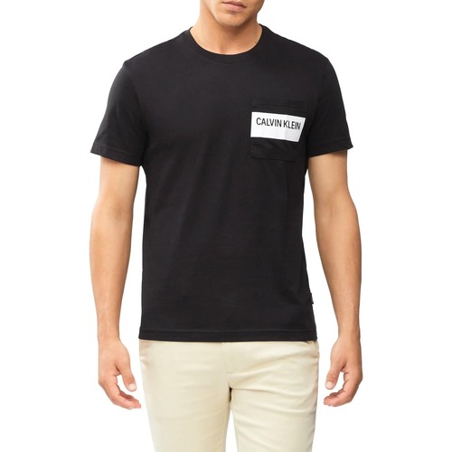 Calvin Klein Jeans K10K106531 Schwarz - Kleidung T-Shirts Herren 3390 