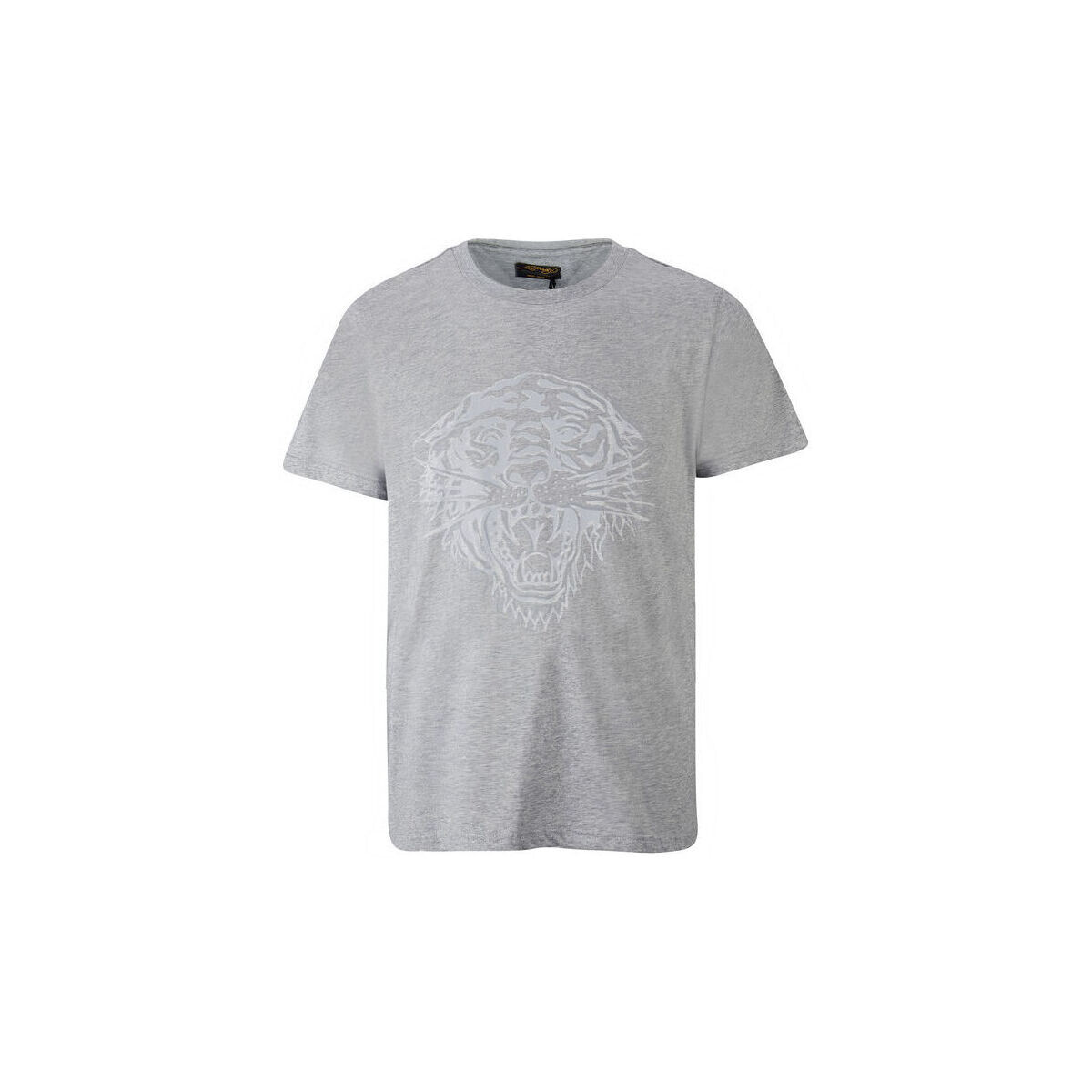 Kleidung Herren T-Shirts Ed Hardy Tiger glow t-shirt mid-grey Grau